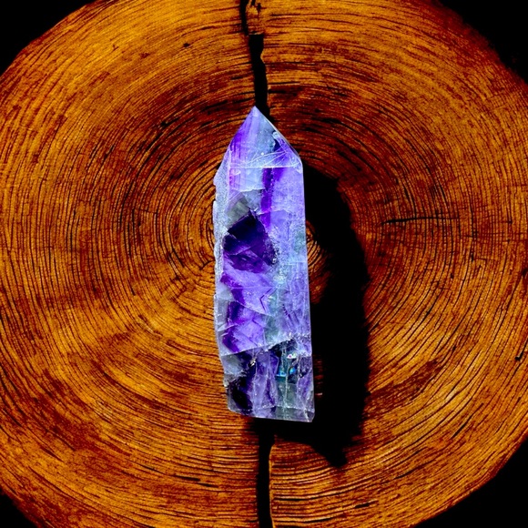 4.9 in Fluorite Tower - Exceptional Quality - Picture 2 of 5